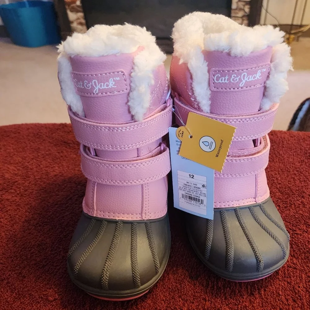 Cat & Jack Pink New with Tags Size 12T Toddler Denver Winter Boots